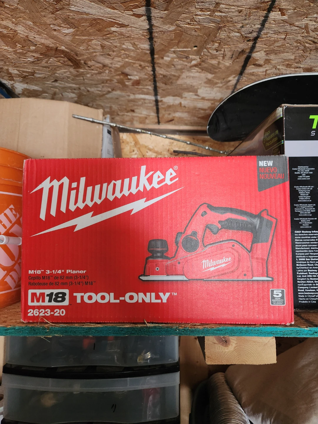 Milwaukee M18 3-1/4" Cordless Planer (Tool Only)