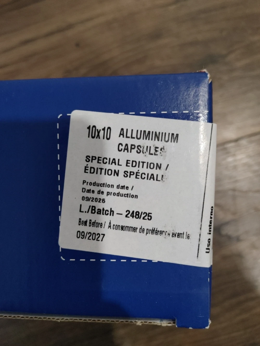 🧡CAFE BORBONE NESPRESSO 100 PODS NEW SEALED BOX - photo 5