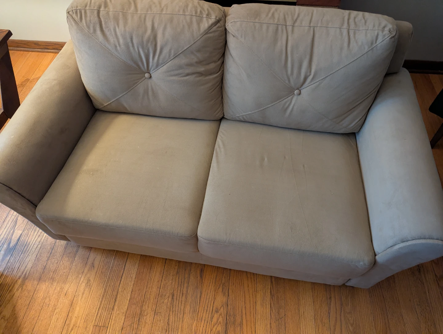 Couch Tan Loveseat - photo 5