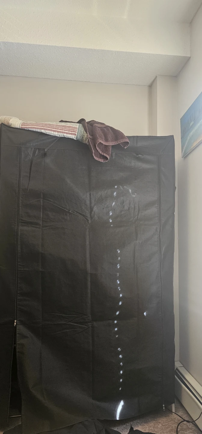 Black Portable Wardrobe - photo 2