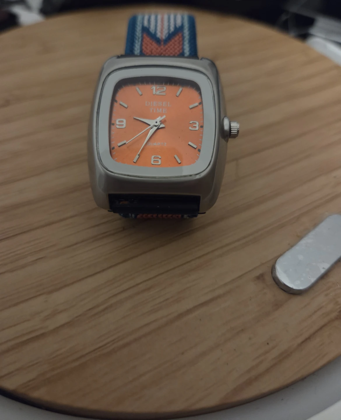 Diesel Time Quartz Watch with Orange Dial - photo 2