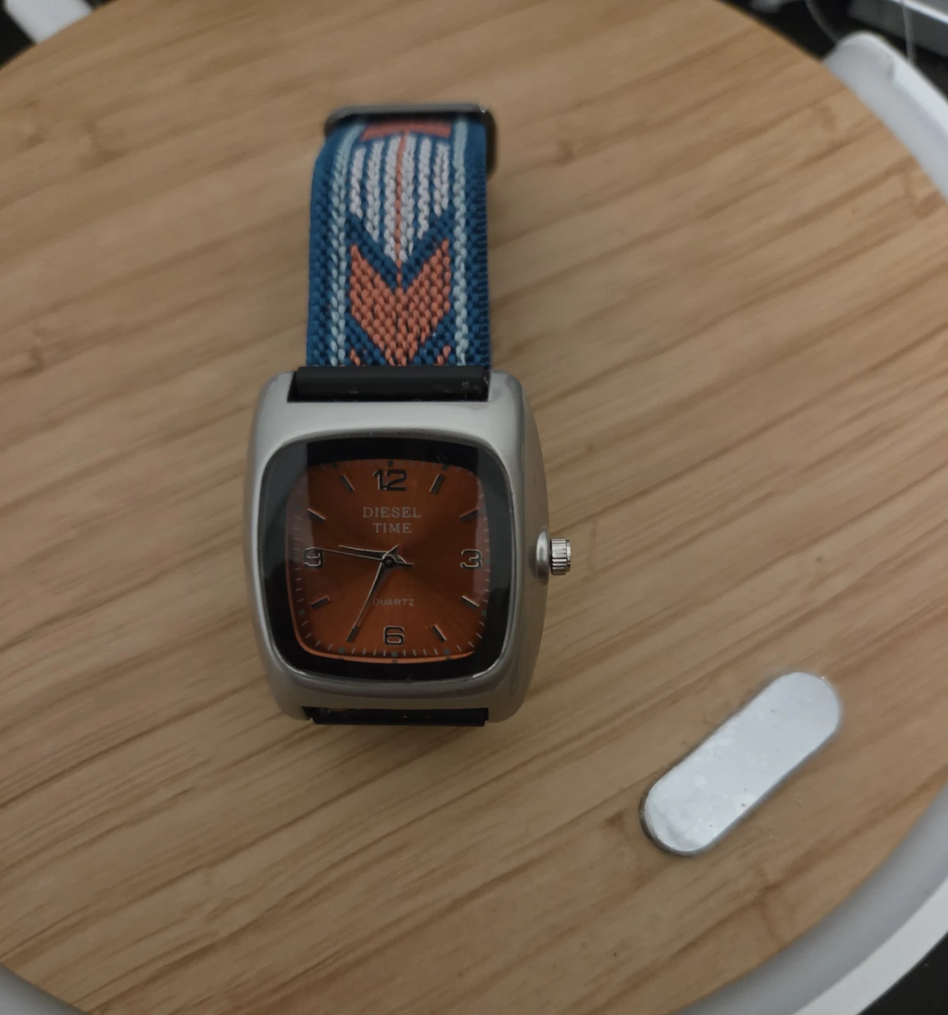 Diesel Time Quartz Watch with Orange Dial - photo 3
