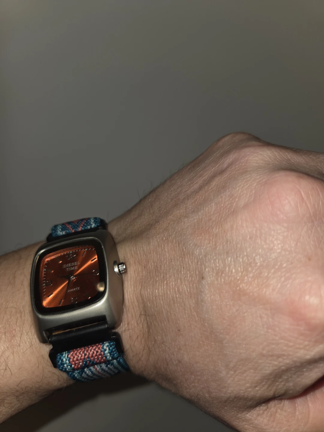 Diesel Time Quartz Watch with Orange Dial - photo 4