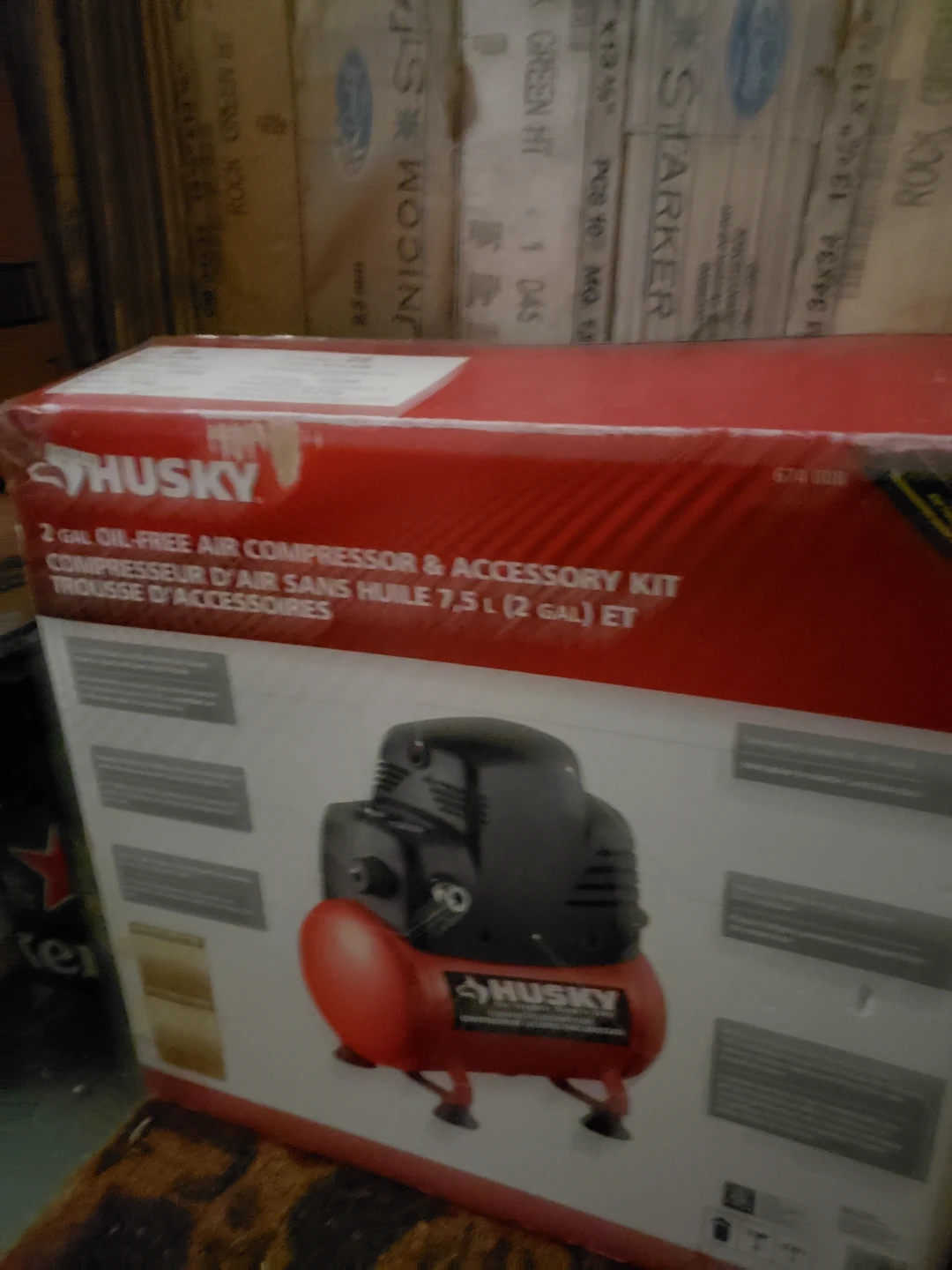Husky 2 Gal Oil-Free Air Compressor & Accessory Kit - photo 3