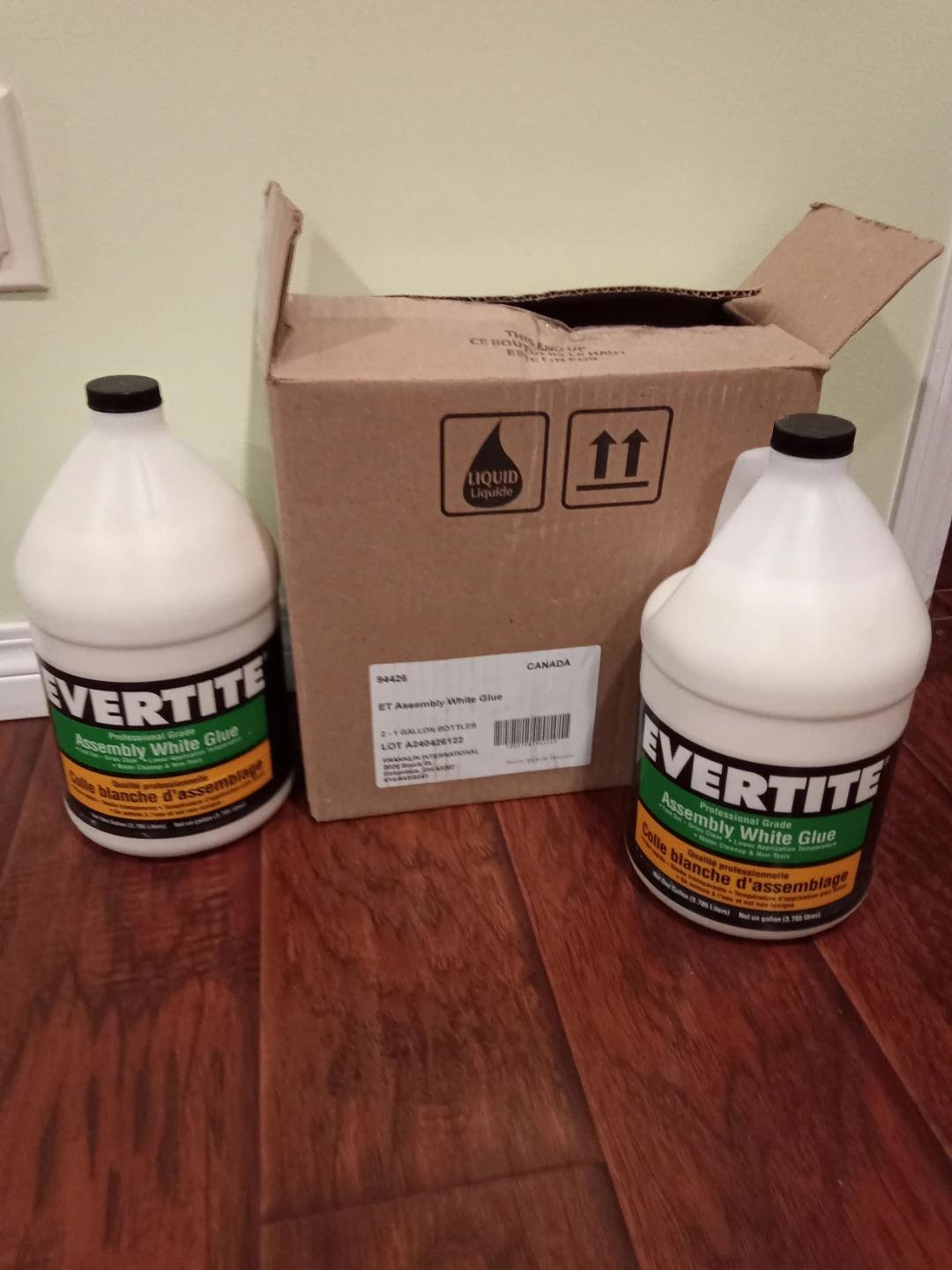 Evertite Assembly White Glue - 2 x 1 Gallon Bottles
