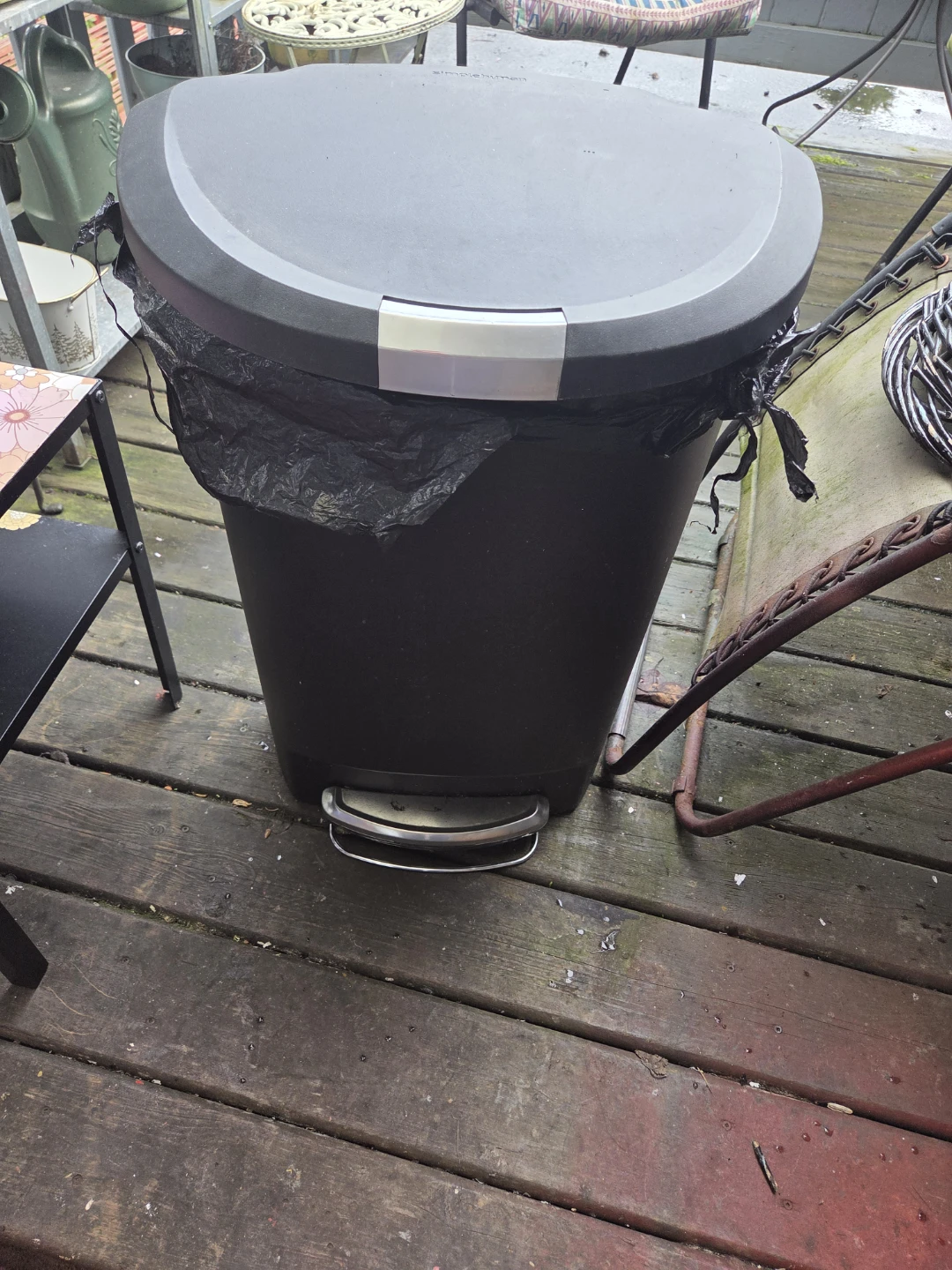 Simplehuman Stainless Steel Step Trash Can