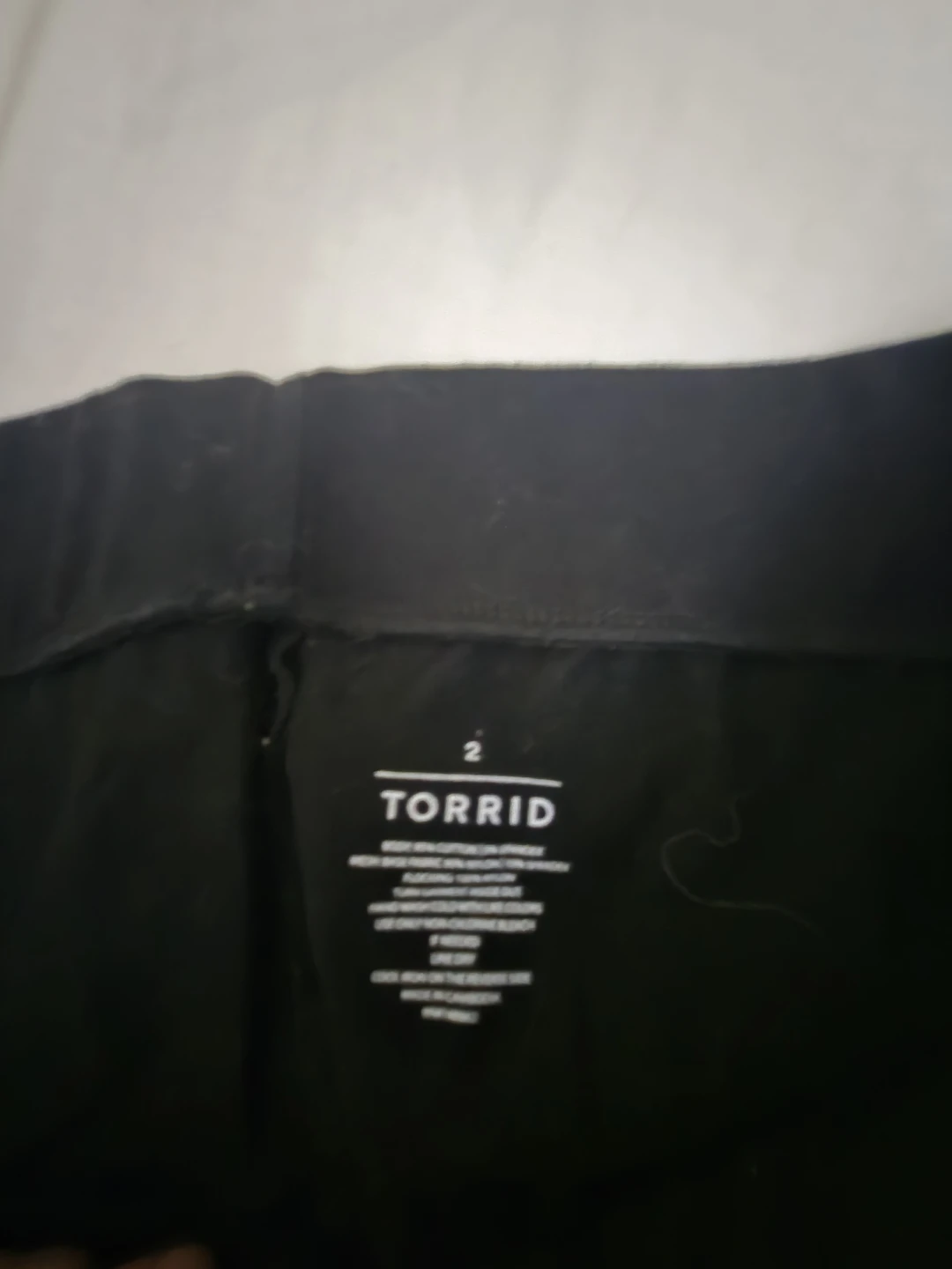 Torrid Black Leggings Size 2 - photo 2