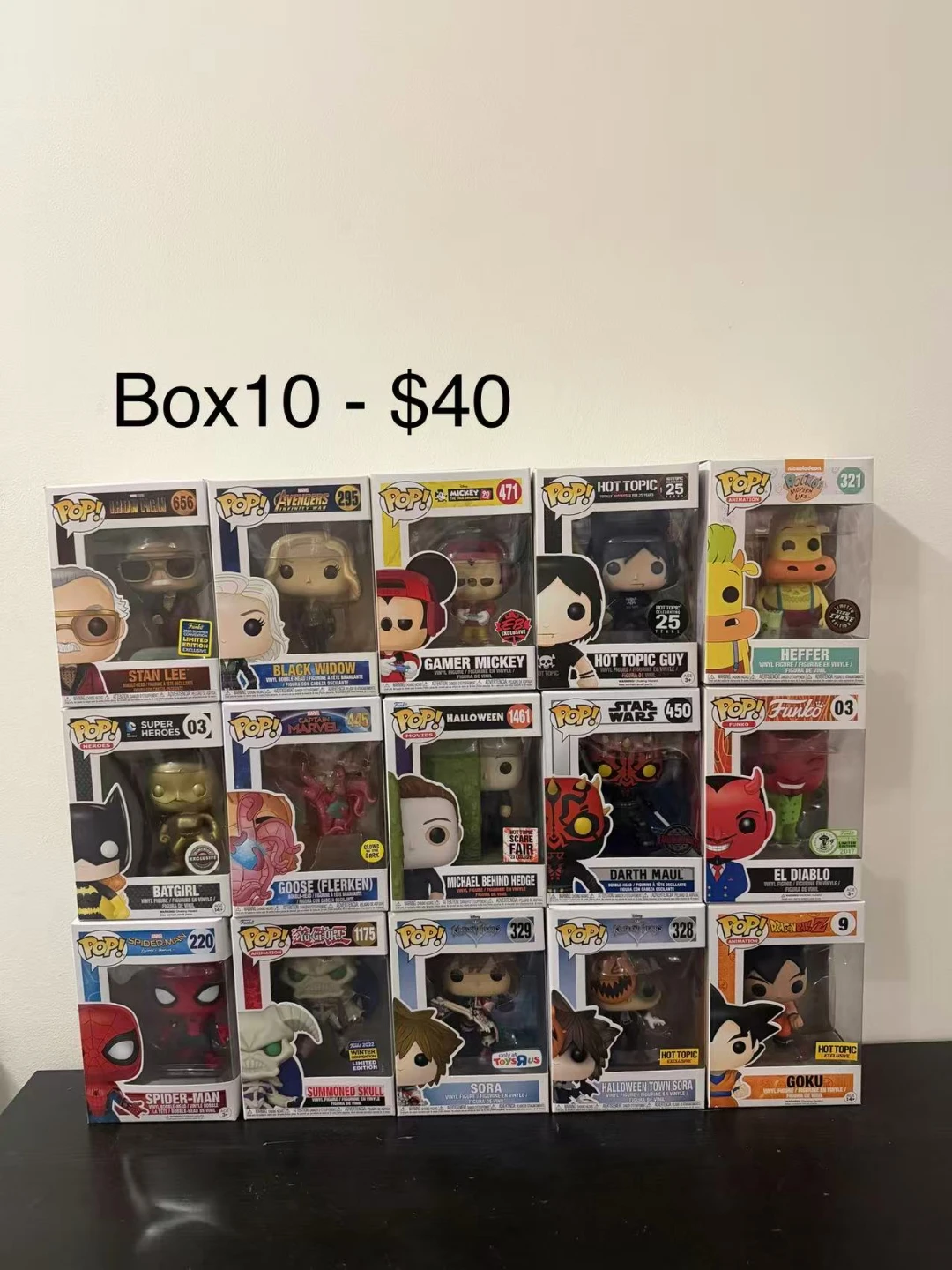 Funko Pop Vinyl Figures - Assorted Characters