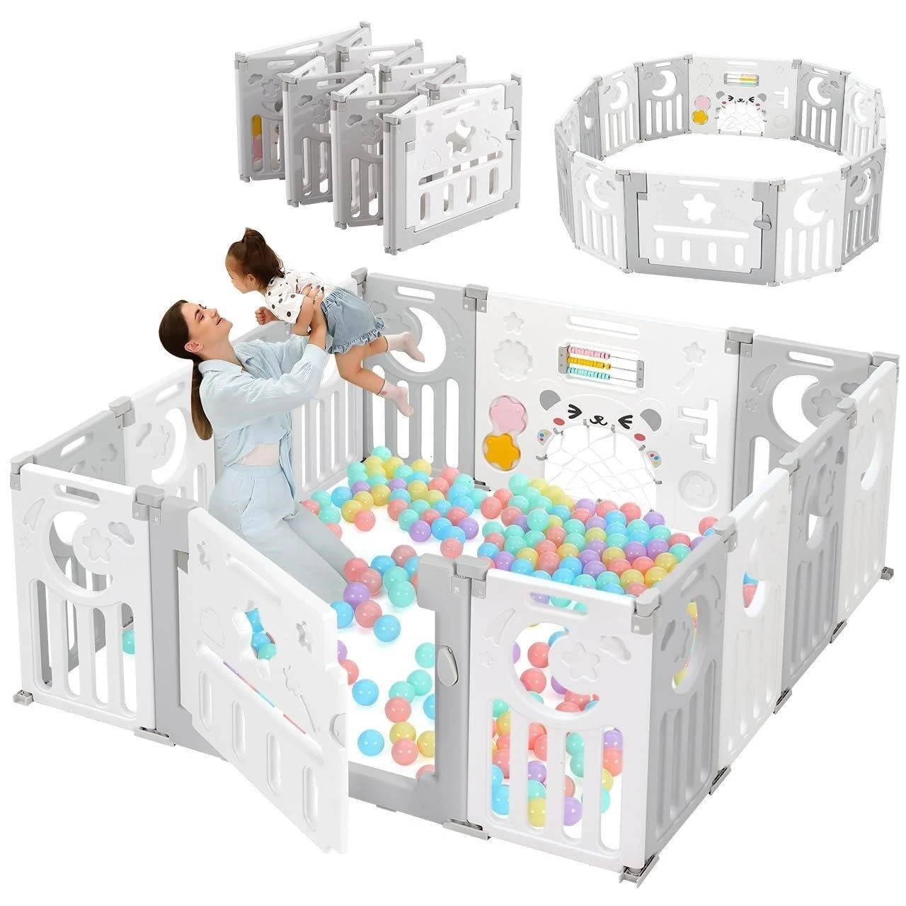 BN - Dripe X Children's Playpen - Foldable Baby Fence
