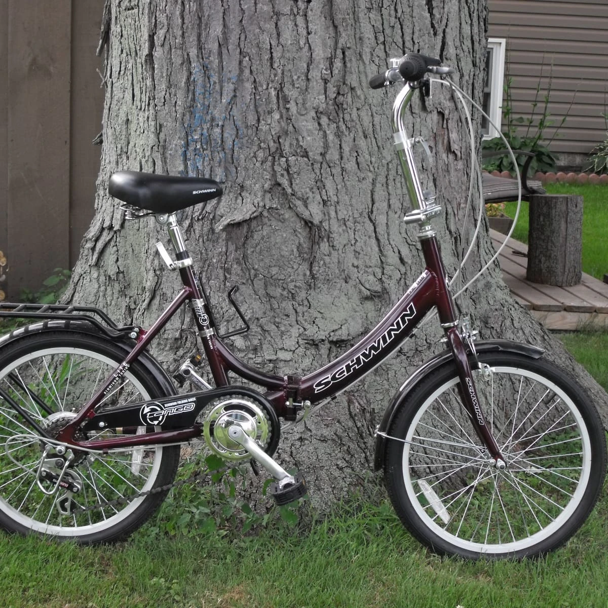 Schwinn Folding Bike - Maroon