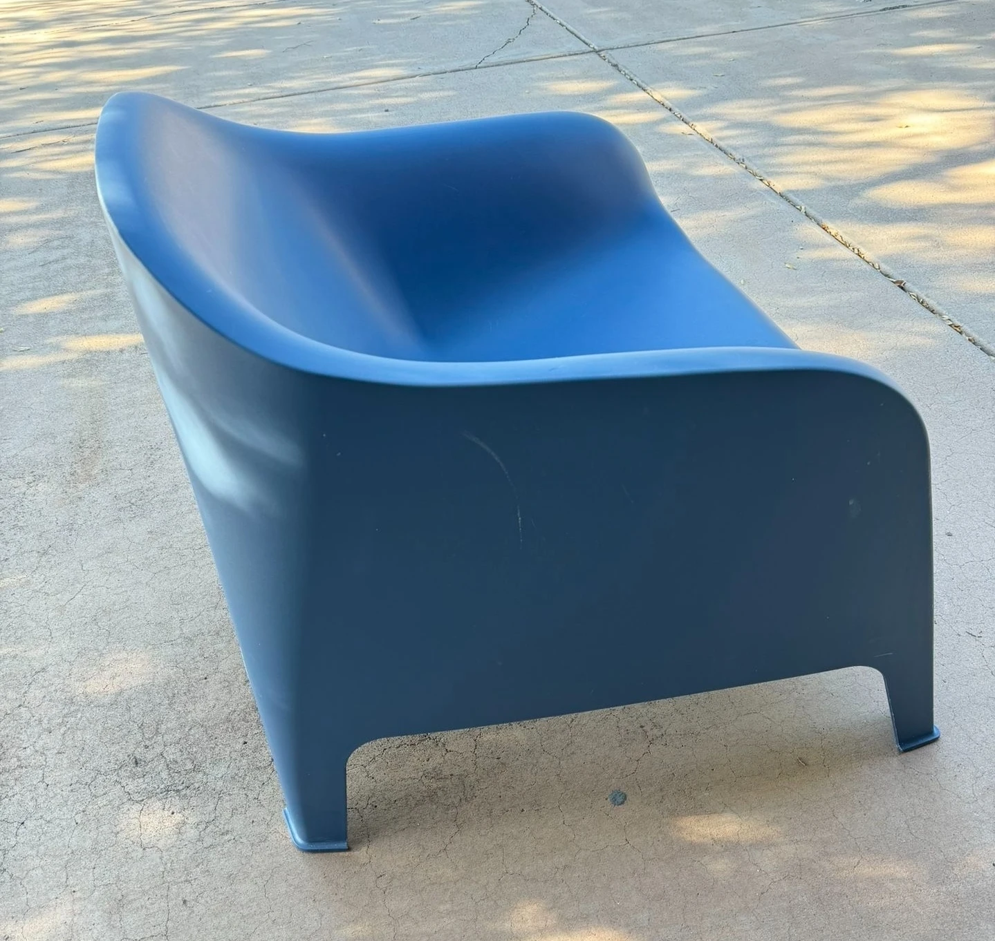 Blue Plastic Armchair × 2 - photo 2