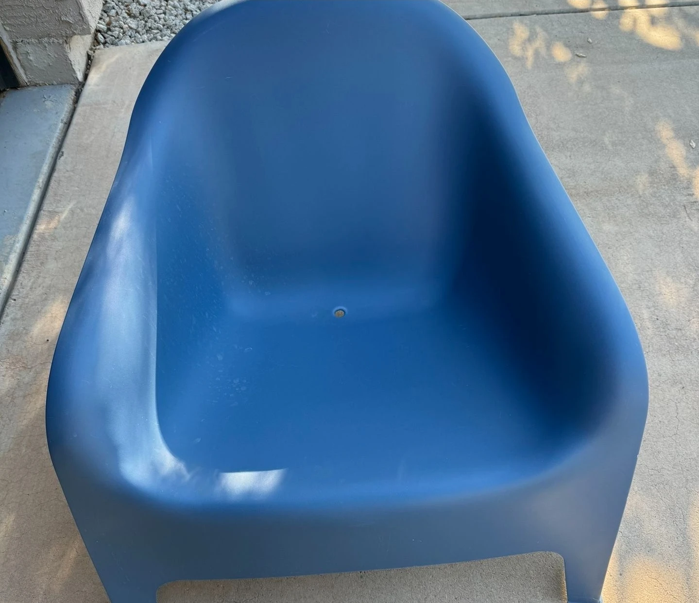 Blue Plastic Armchair × 2 - photo 3