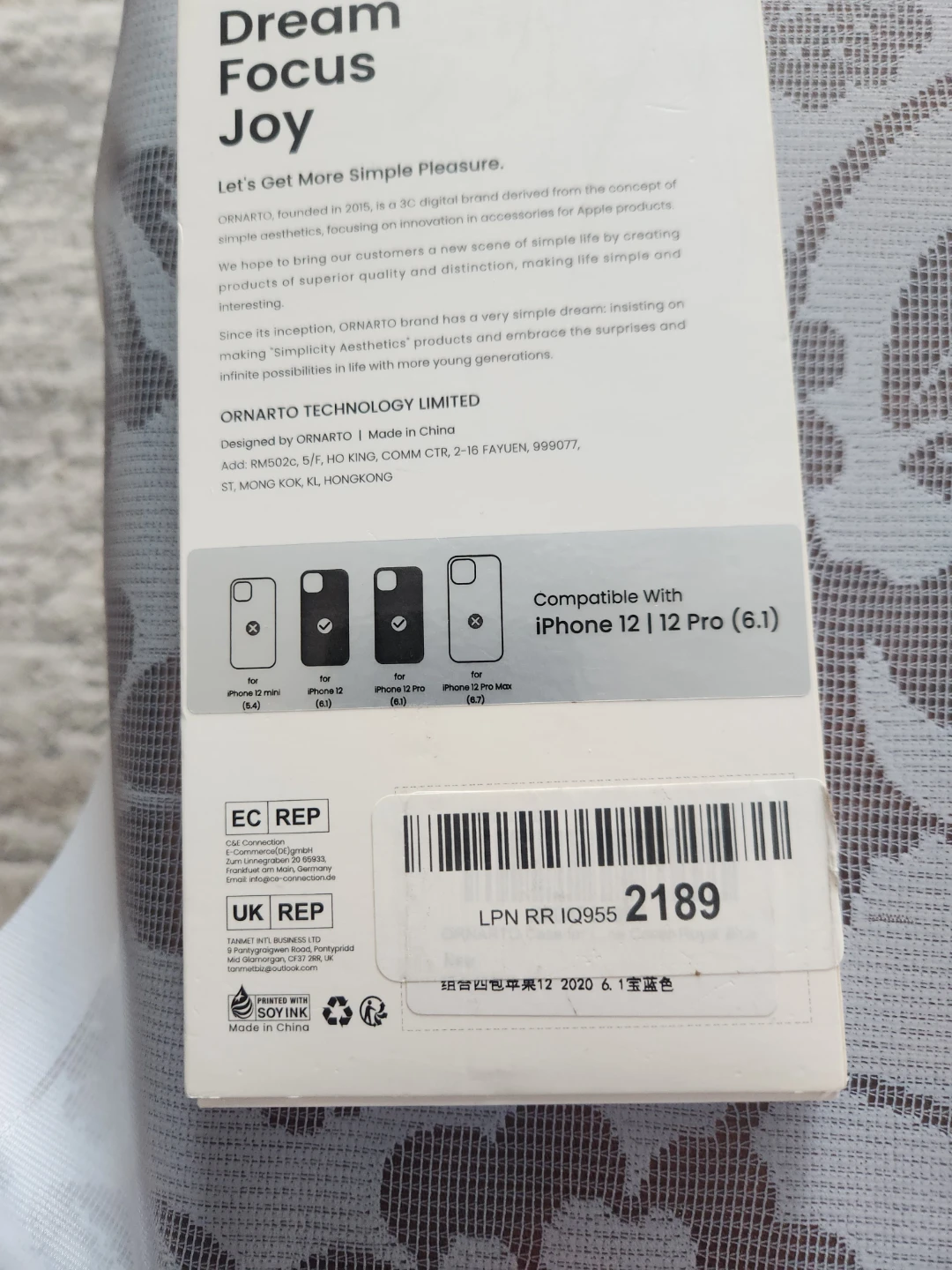 ORNARTO Phone Case for iPhone 12 | 12 Pro (6.1 inch) - photo 2