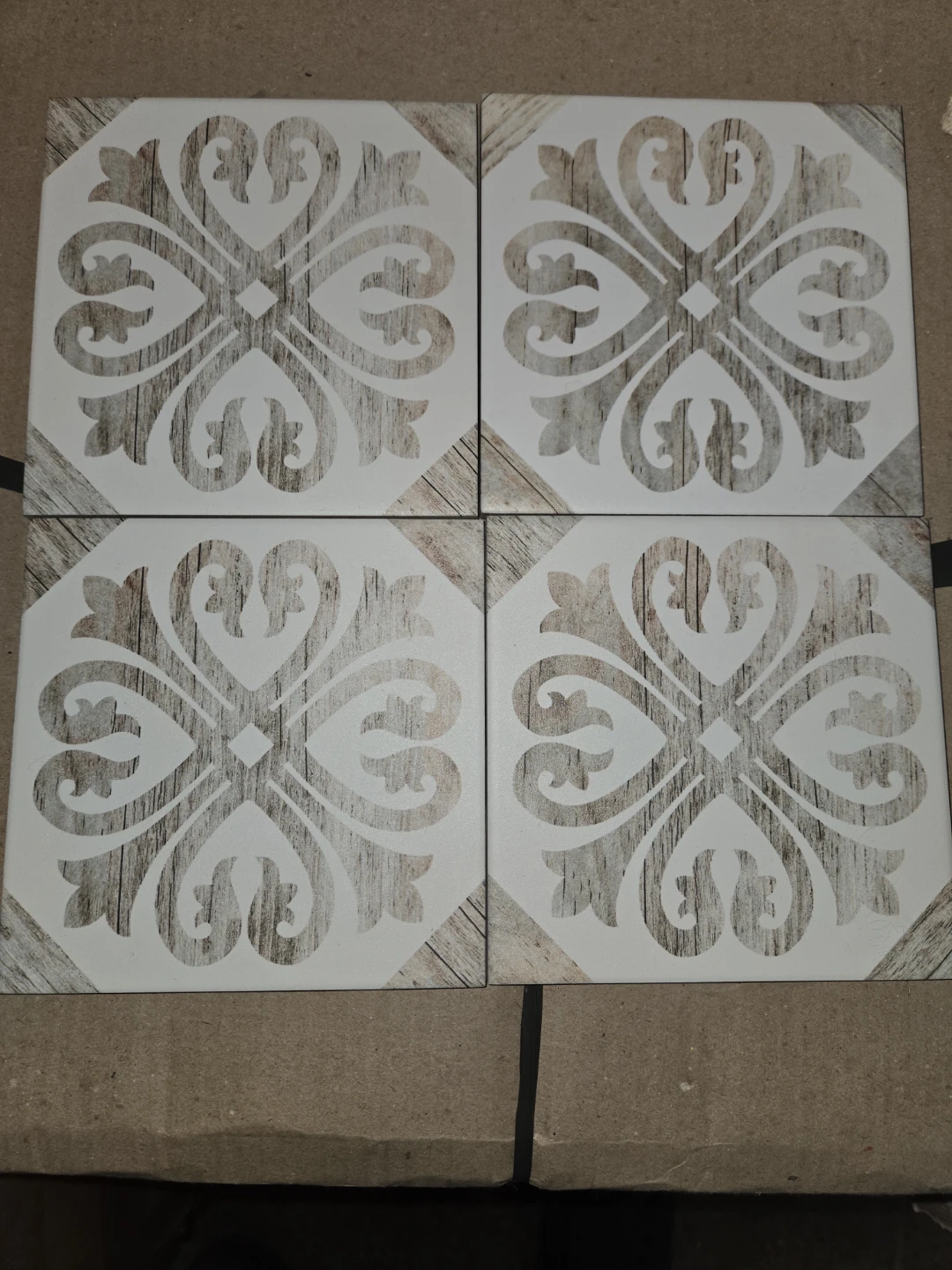 Boutique Ceramic Timberland Deco 6"x6" Floor and Wall Tile - photo 5