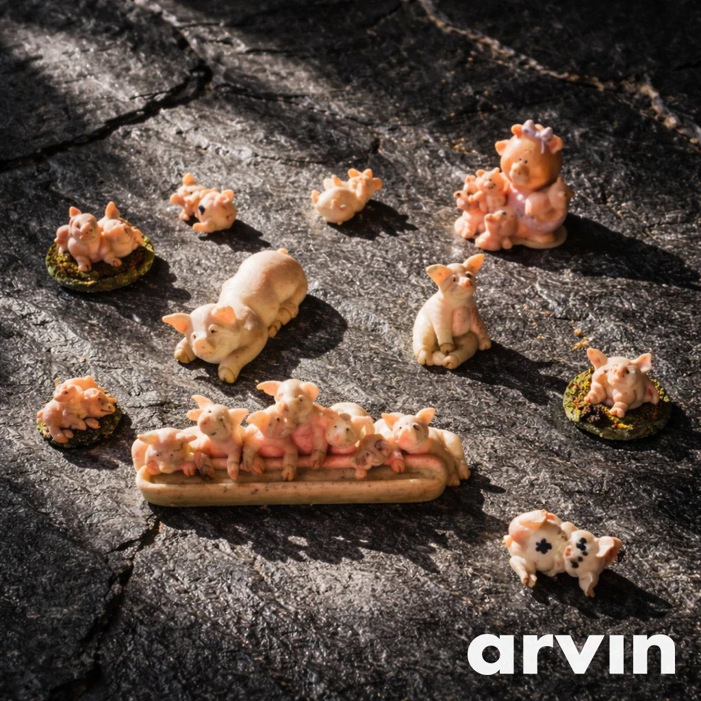 Arvin Pig Figurines