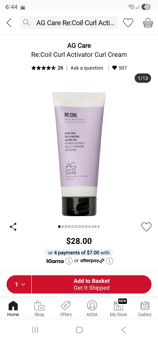 AG Care Re:Coil Curl Activator Curl Cream 5 fl oz - photo 2