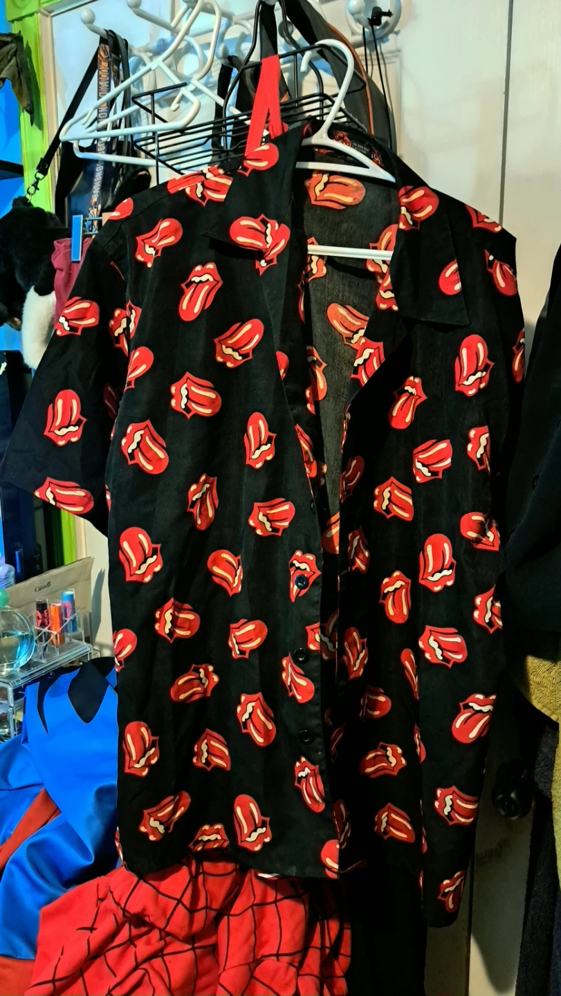 Rolling Stones Y2K Button-Up Shirt
