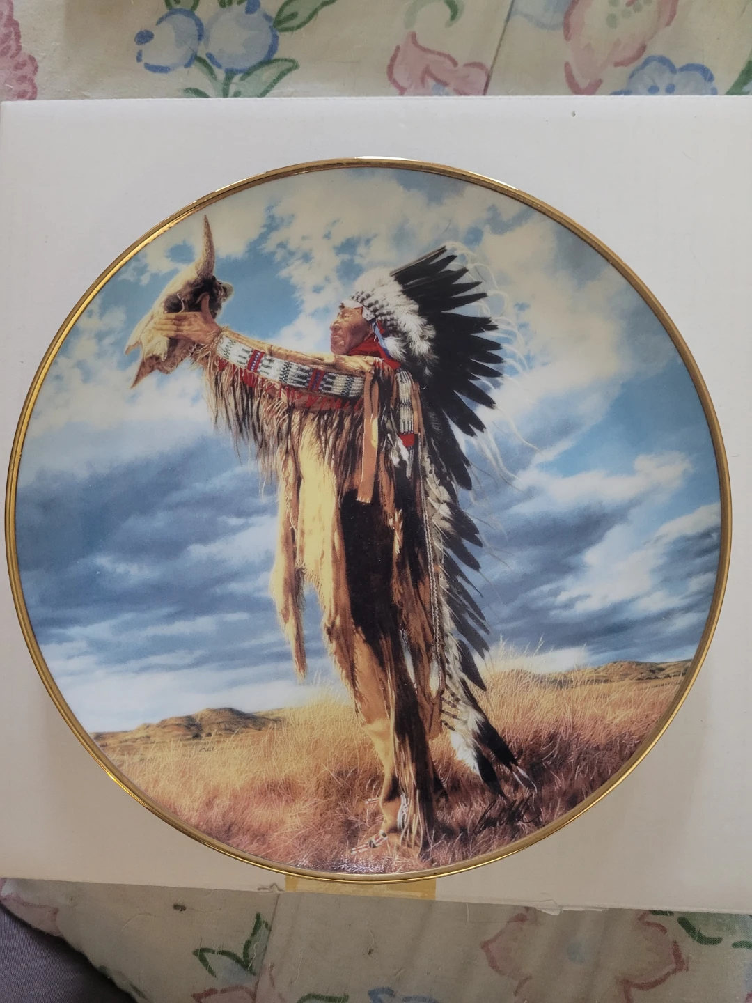 "Prayer to the Great Spirit" Plate