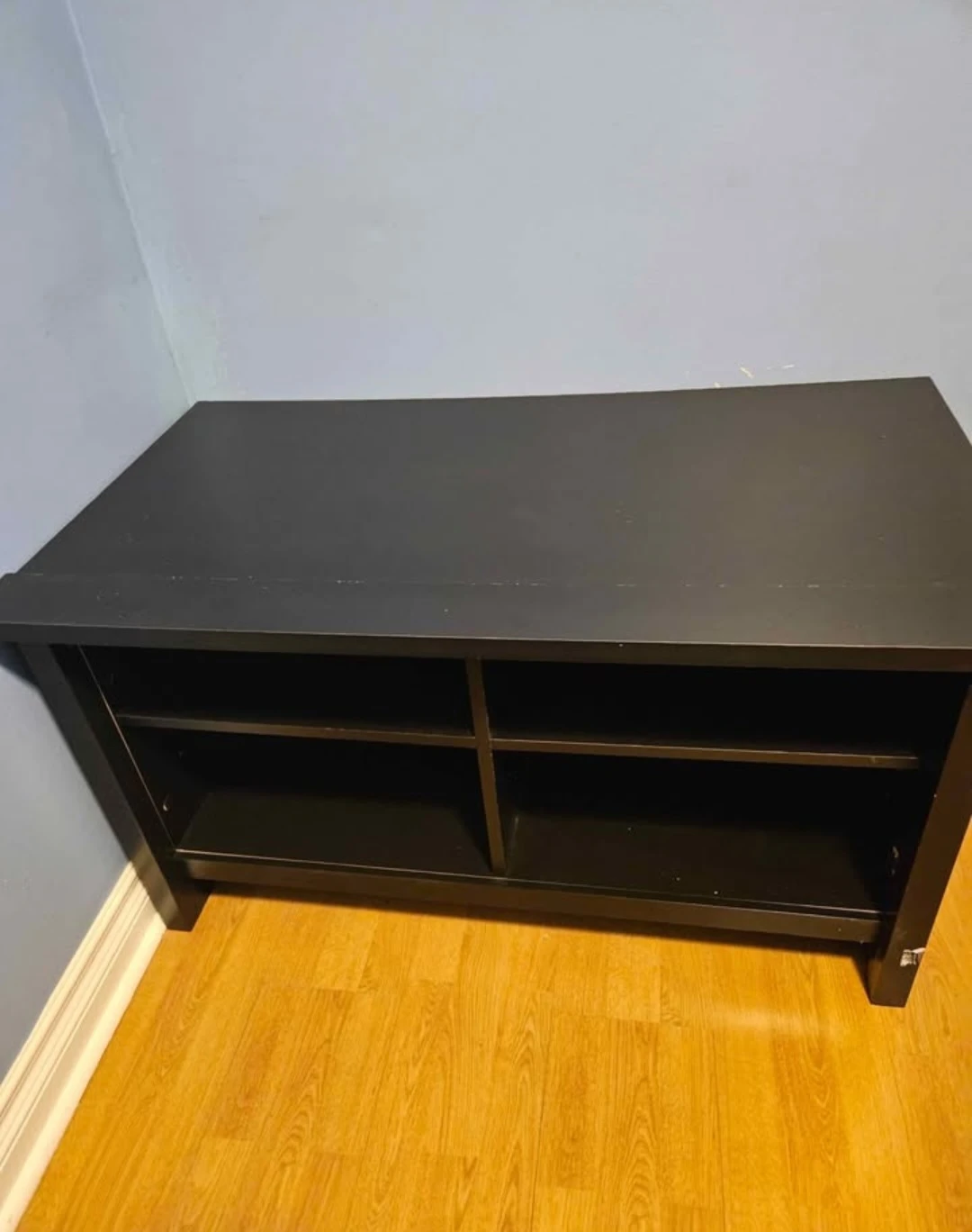 🧡 MOVING SALE! Black TV Stand / Media Console