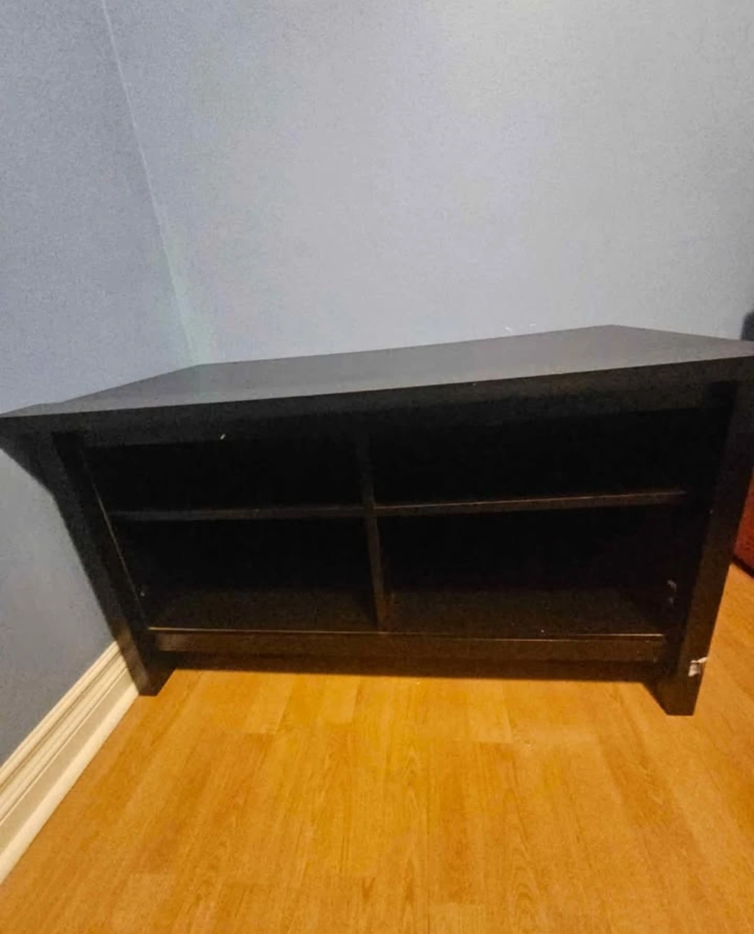 🧡 MOVING SALE! Black TV Stand / Media Console - photo 2