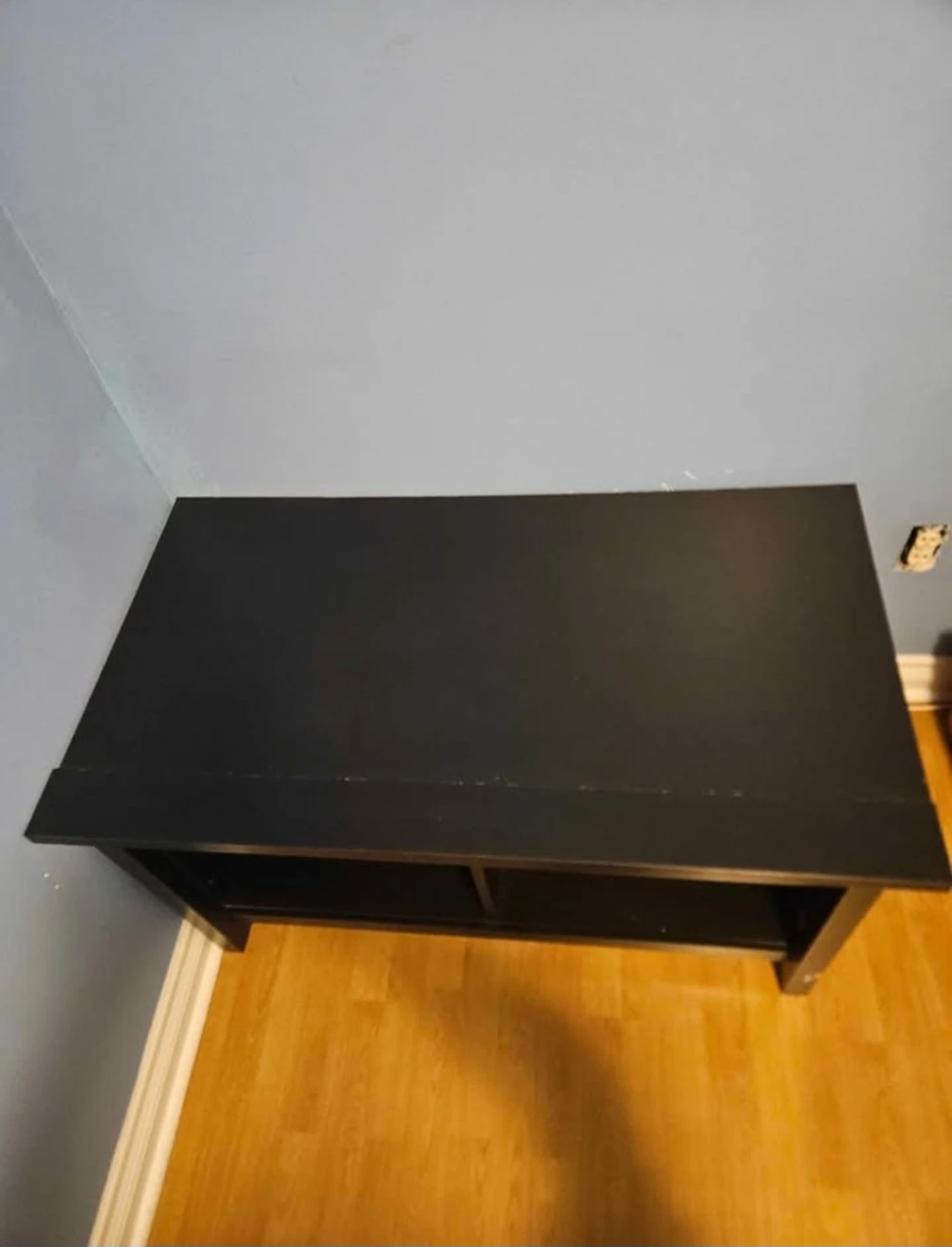 🧡 MOVING SALE! Black TV Stand / Media Console - photo 3