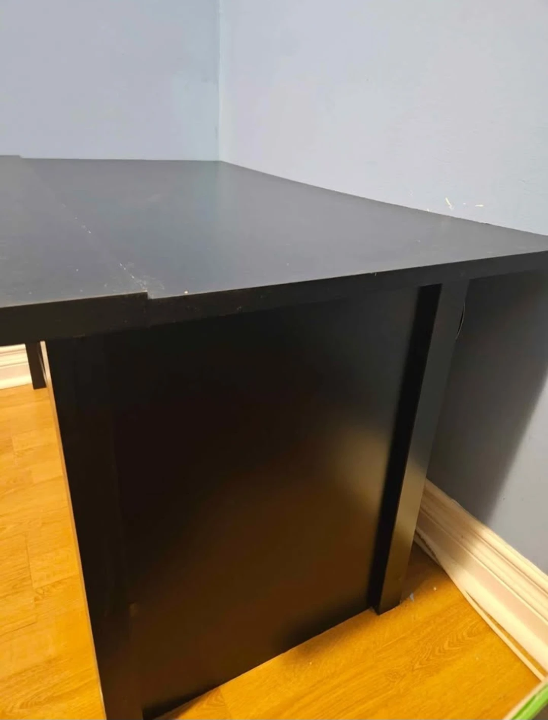 🧡 MOVING SALE! Black TV Stand / Media Console - photo 4