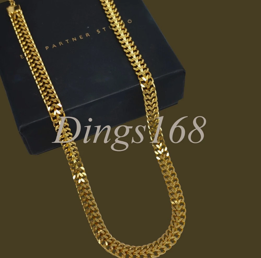18K Yellow Gold Filled 6mm Wide 2-Layer - photo 3