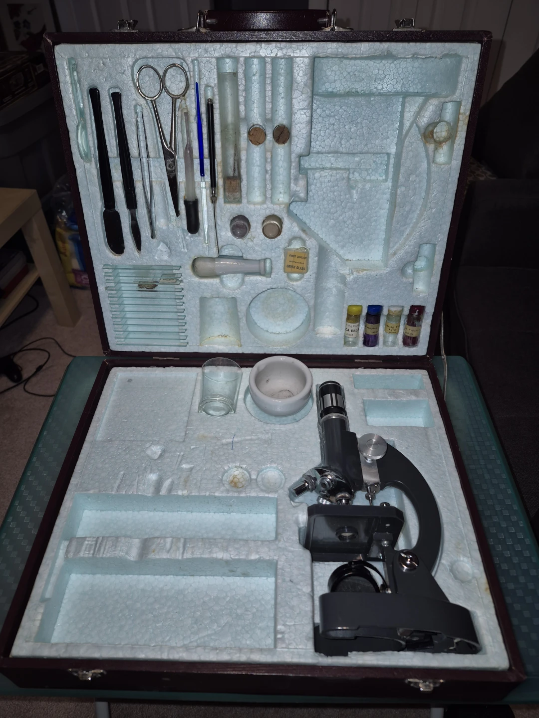 Vintage Microscope Kit