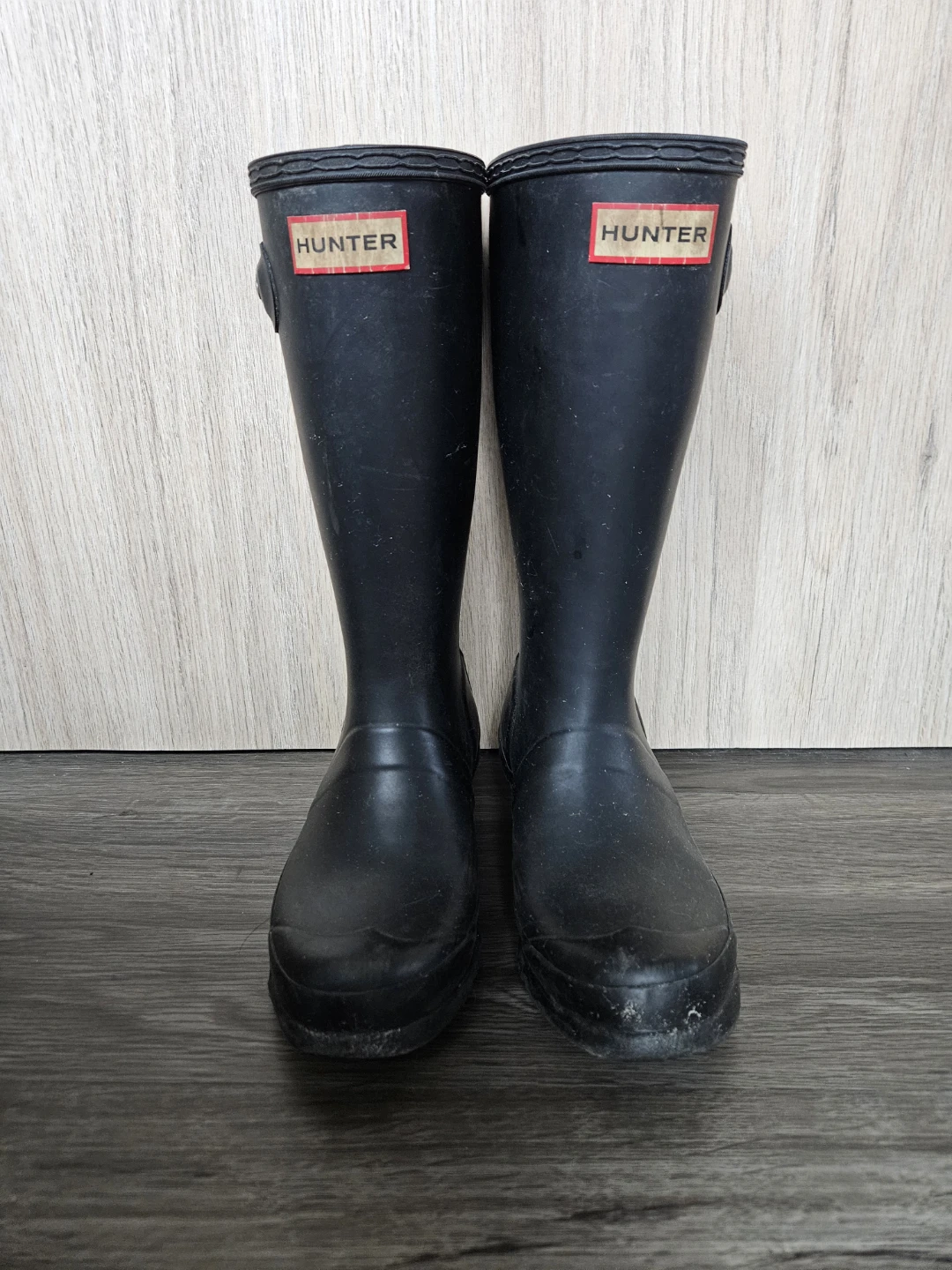 Hunter Knee High Rain Boots Size 2 Kids/Youth