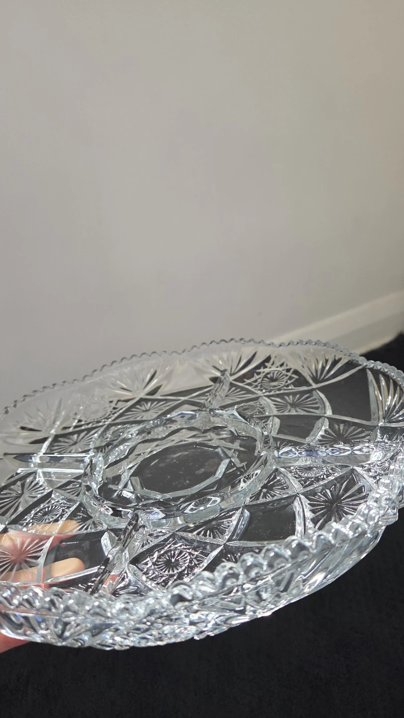 Glass Serving Platters and Cake Stands