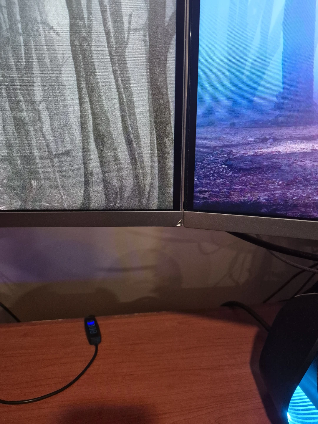 144Hz 1440p Triple Monitor Setup 27" Curved Gaming - photo 3