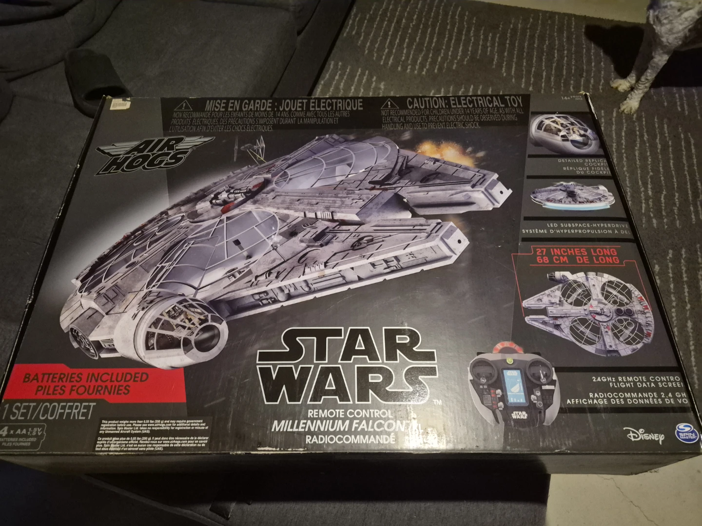 Air Hogs Star Wars Millennium Falcon Remote Control Toy