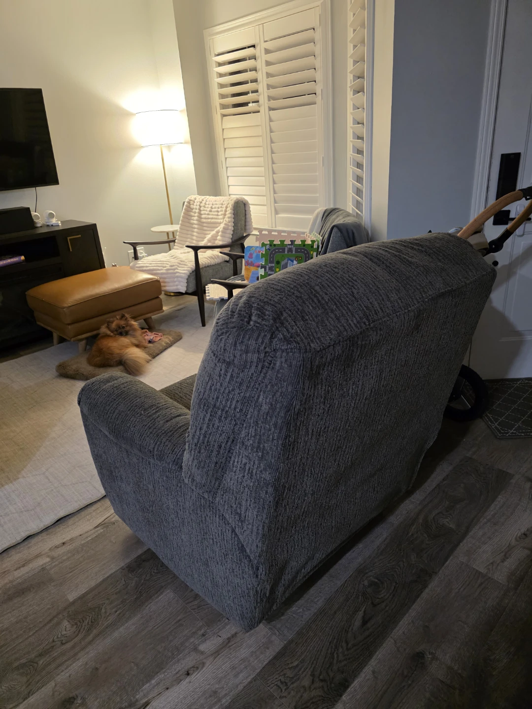 Grey Power Recliner Chair - photo 2