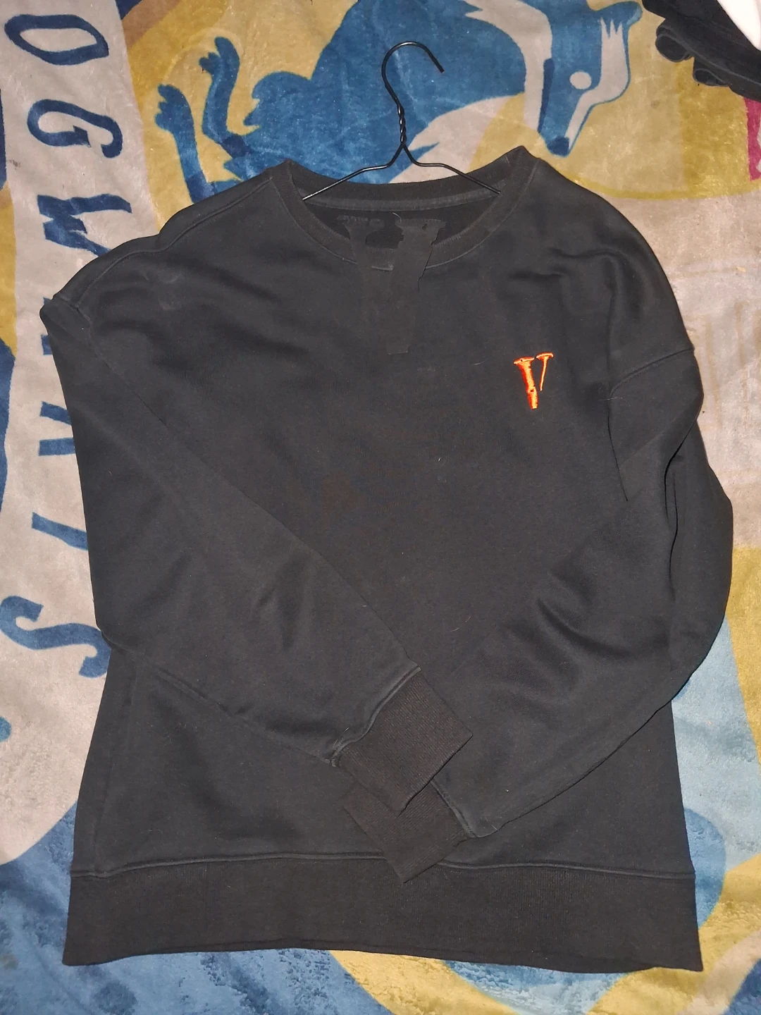 VLONE Crewneck Sweatshirt - Black - Size L