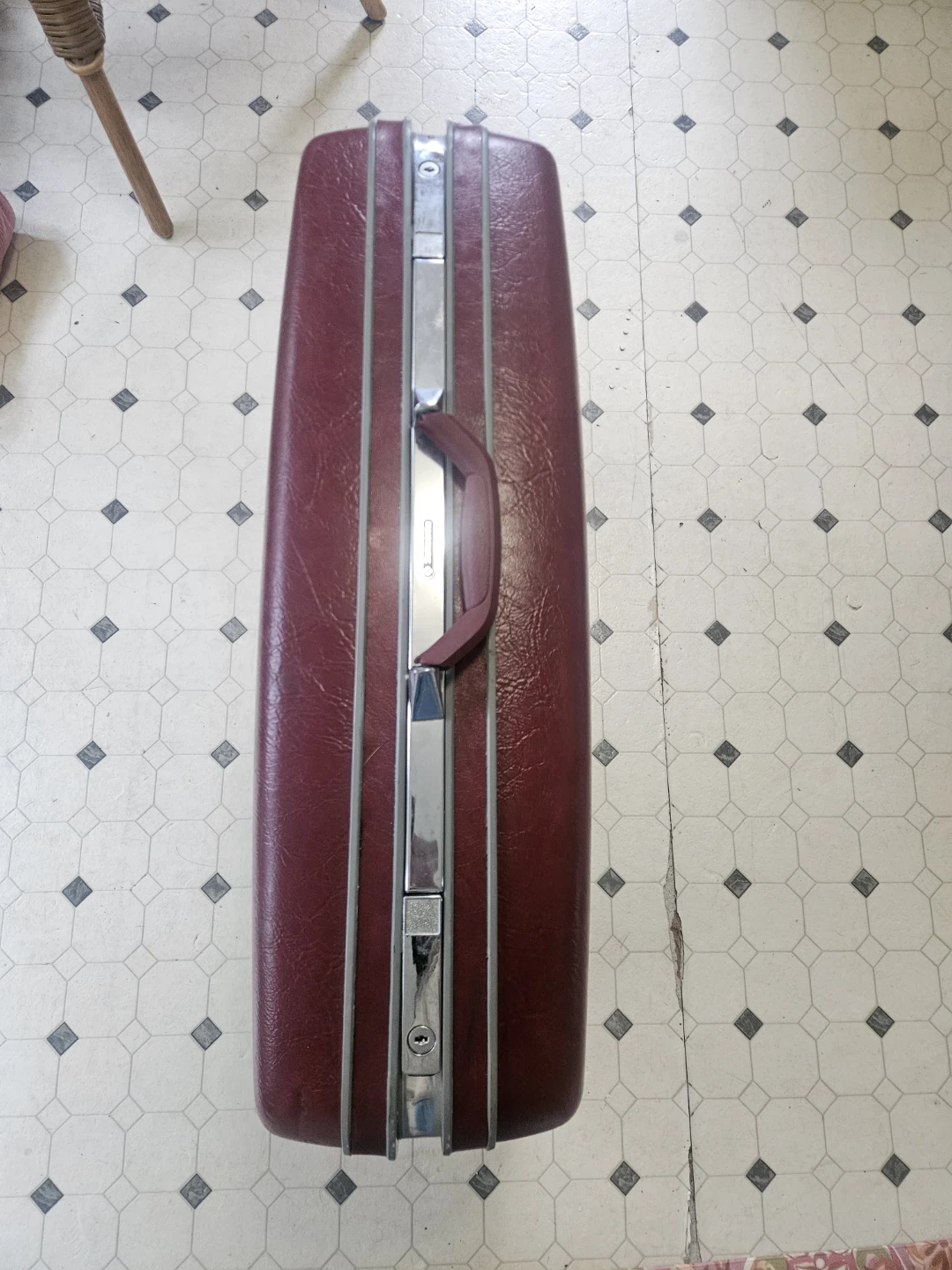 Red Vintage Samsonite Suitcase