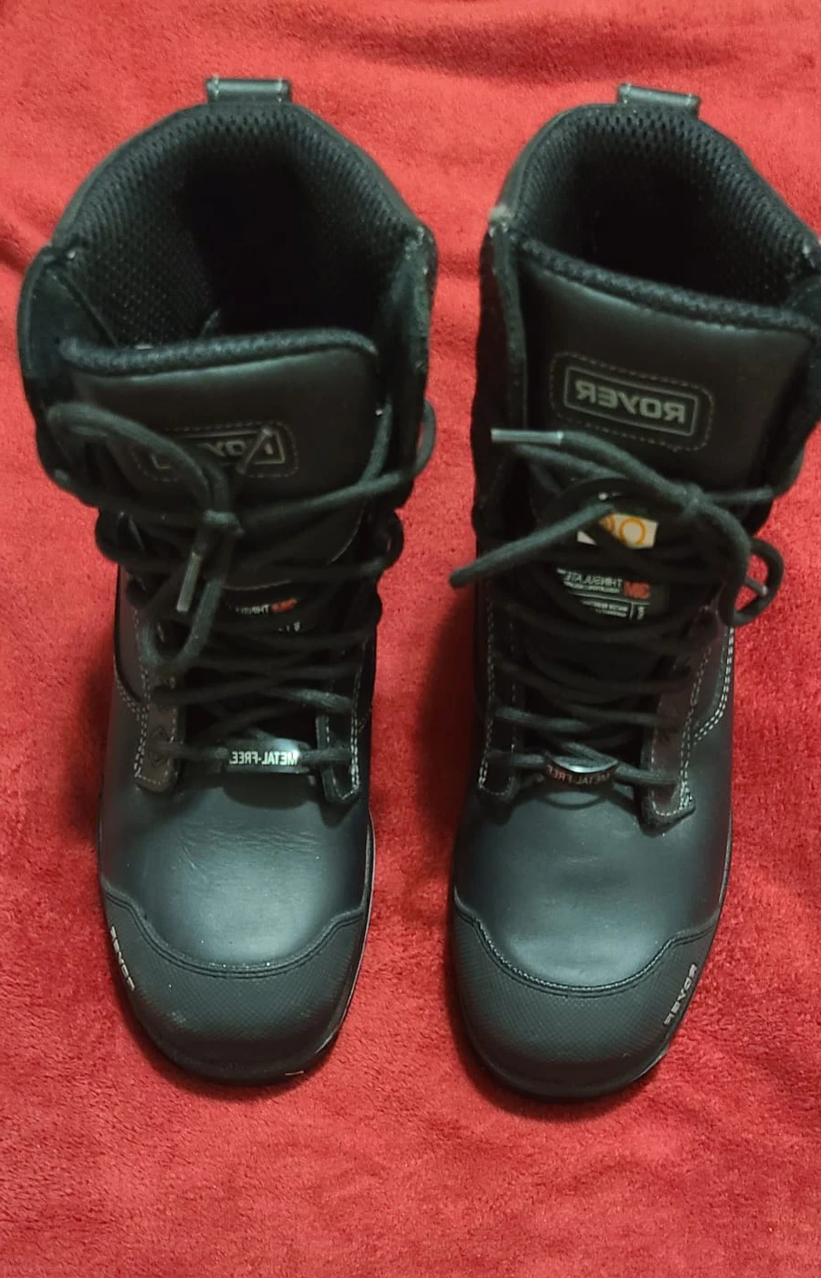 Royer 5707AG Steel Toe Work Boots - Size 9