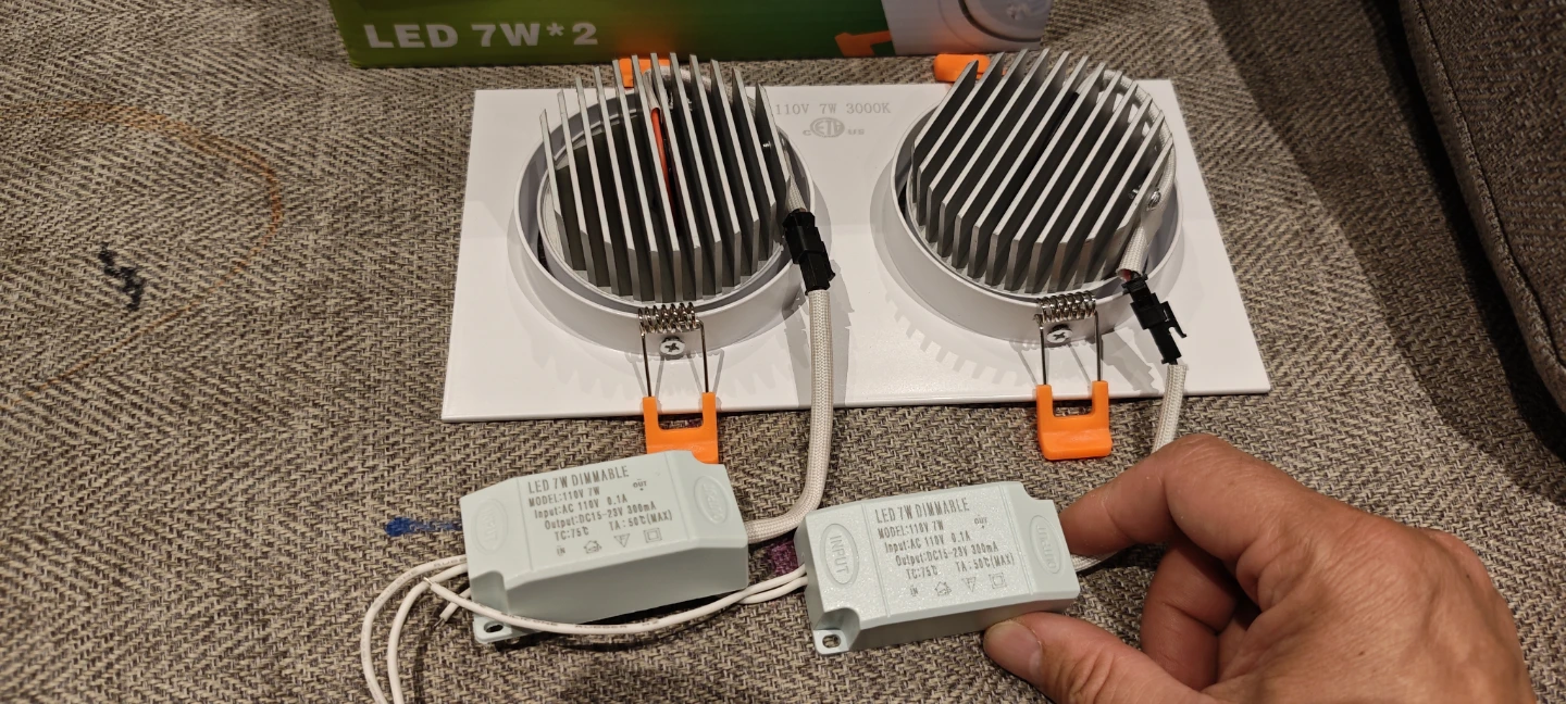 LED Ceiling Lamp Dimmable 7W*2 $15/1 box or $40/3 boxes - photo 4