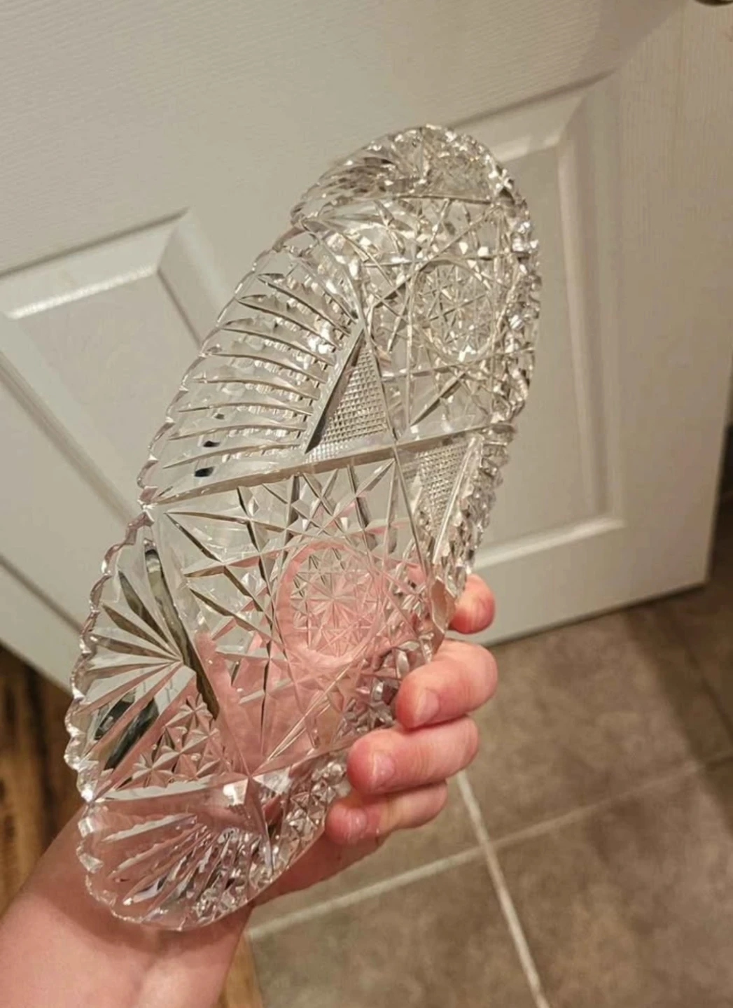 Cut Glass Trinket Dish - photo 4