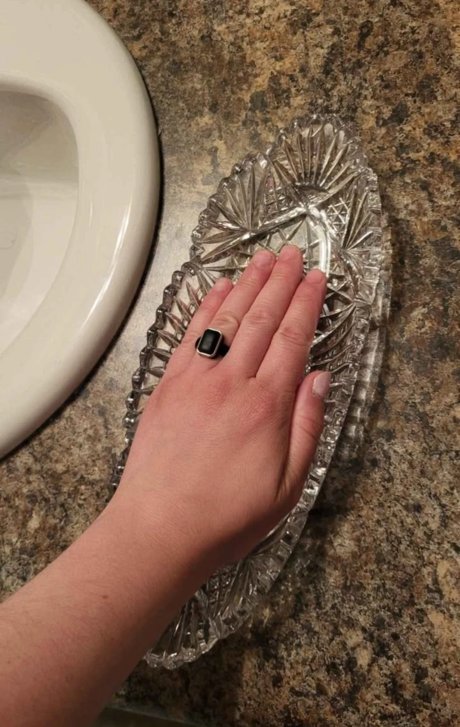 Cut Glass Trinket Dish - photo 5