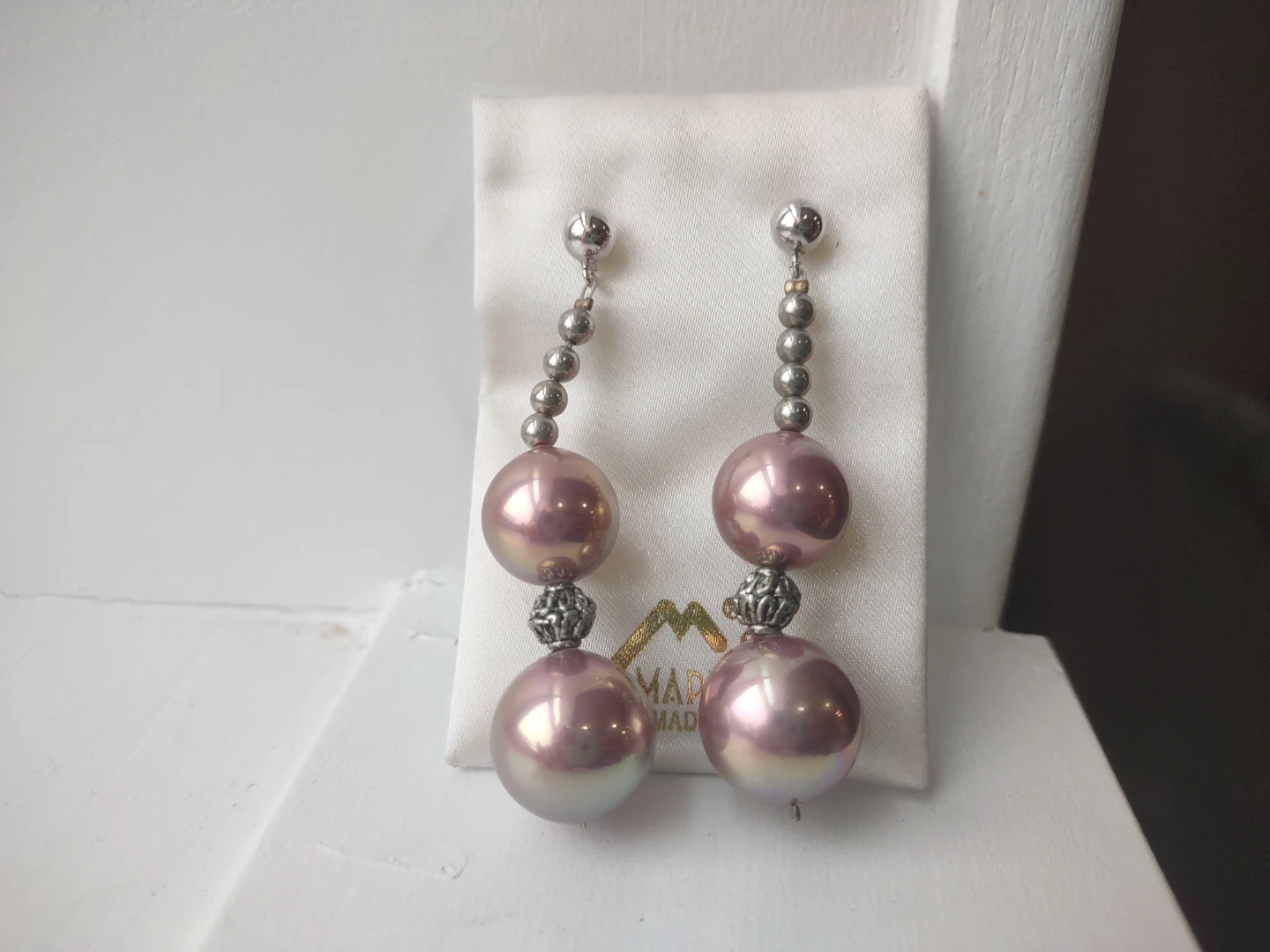 Madreperla Purple Pearl Earrings