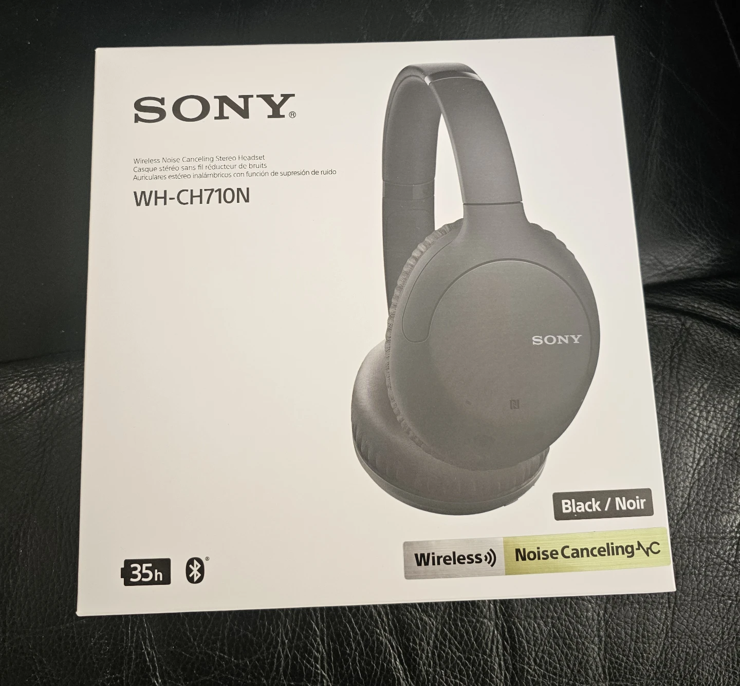 Sony WH-CH710N Wireless Noise Cancelling Headphones - Black