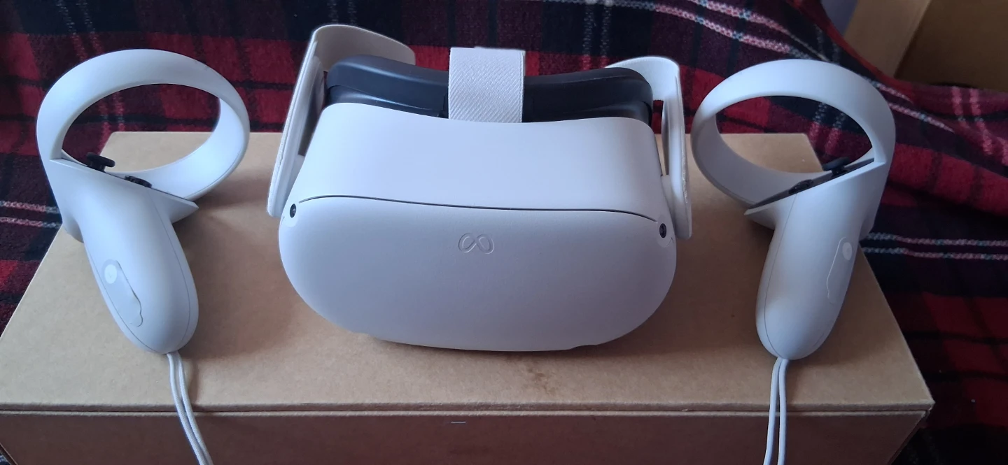 Meta Quest 2 Virtual Reality Headset with Controllers - photo 2
