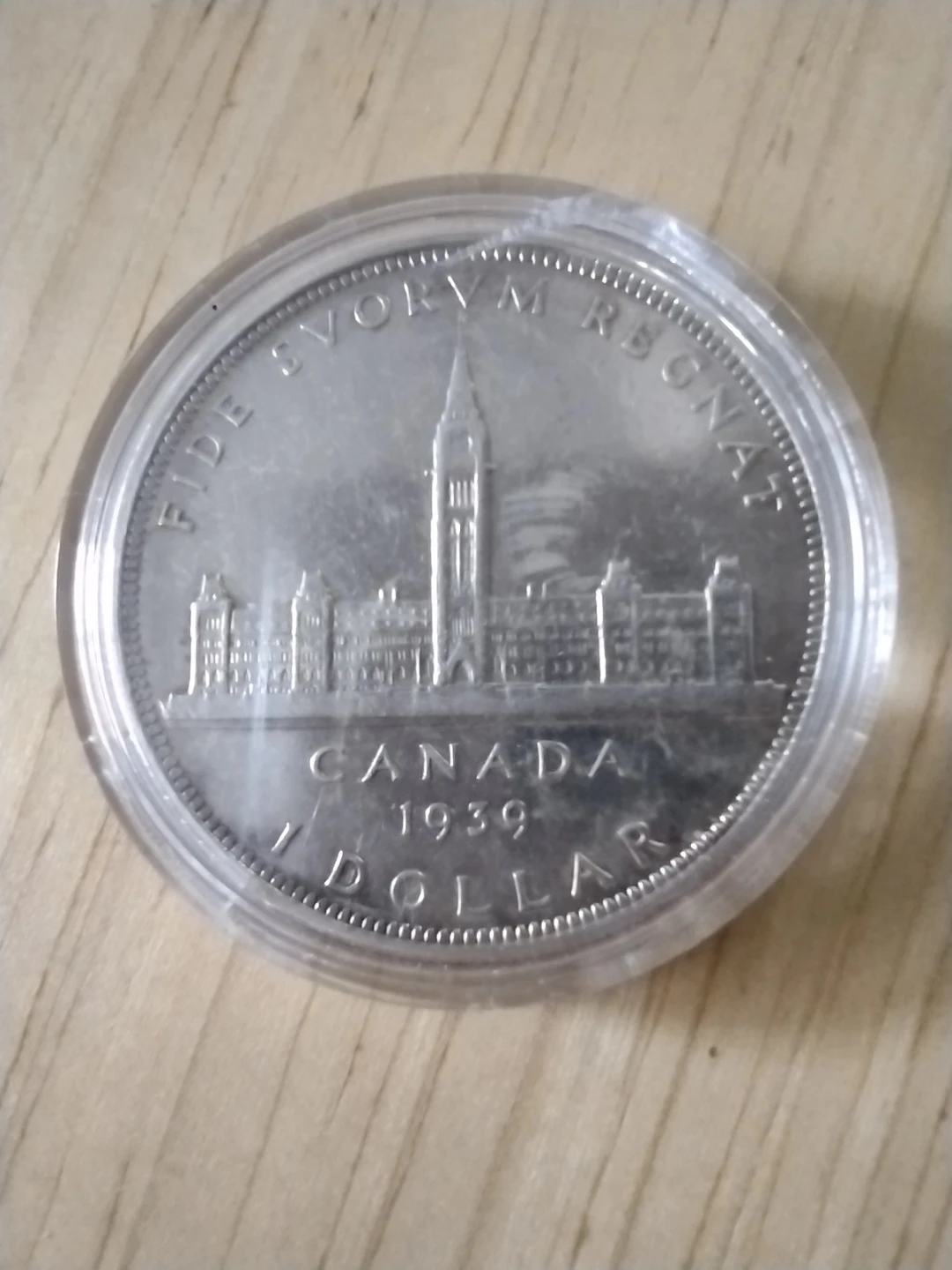 1939 Canada Silver Dollar Coin