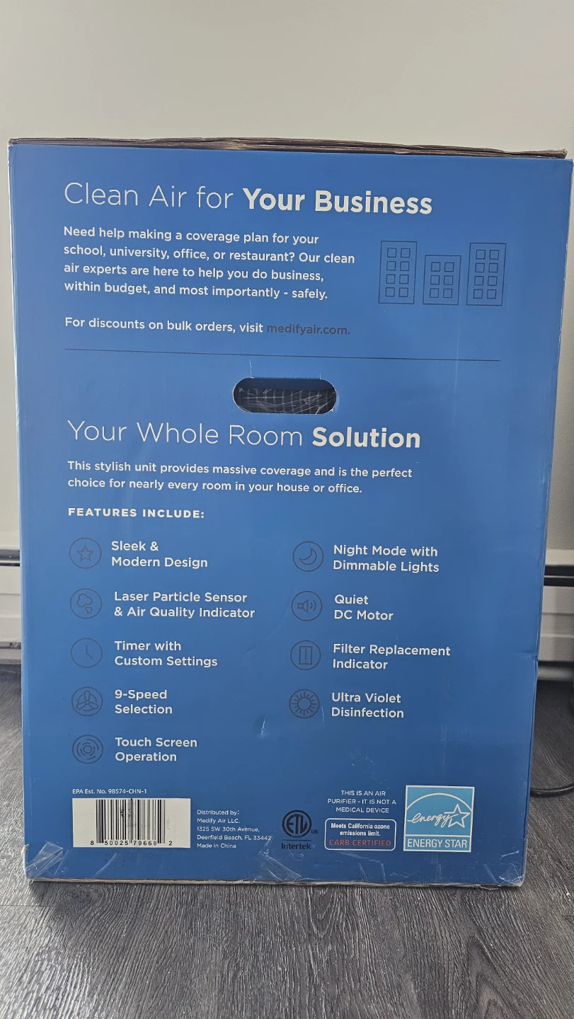 *Brand New* Medify MA-125 Air Purifier with True HEPA H14 Filter - photo 5