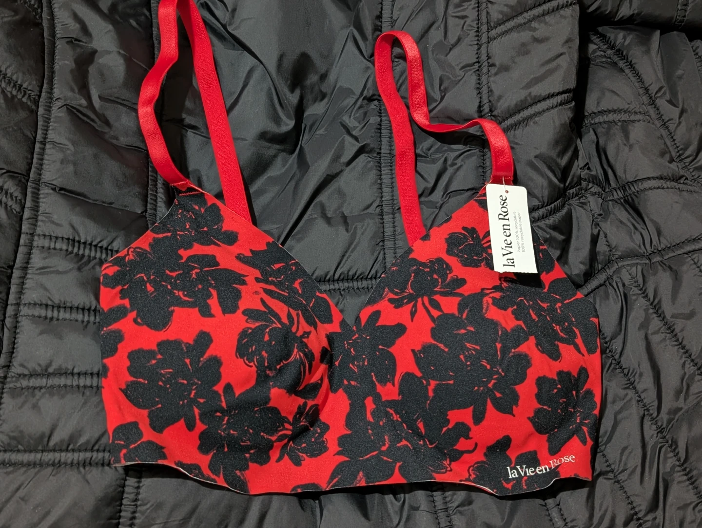 Black and red bra (New - with tag)