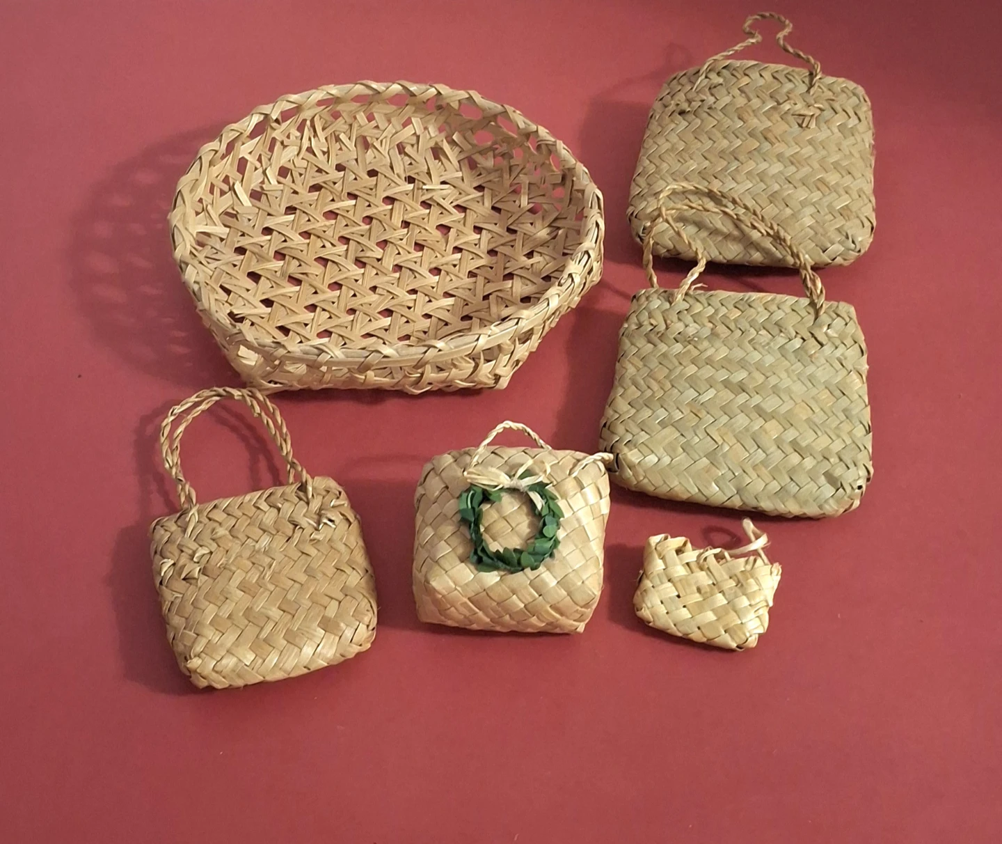 Wicker & Straw Baskets ($1 - $3 each)