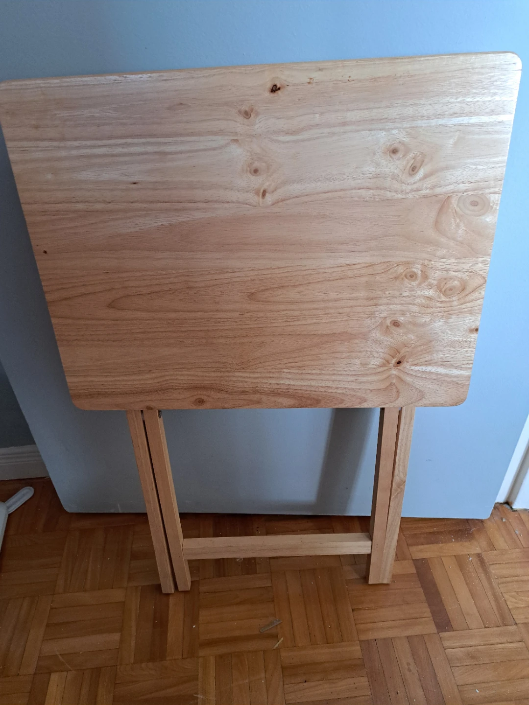 Light Wood Folding Table