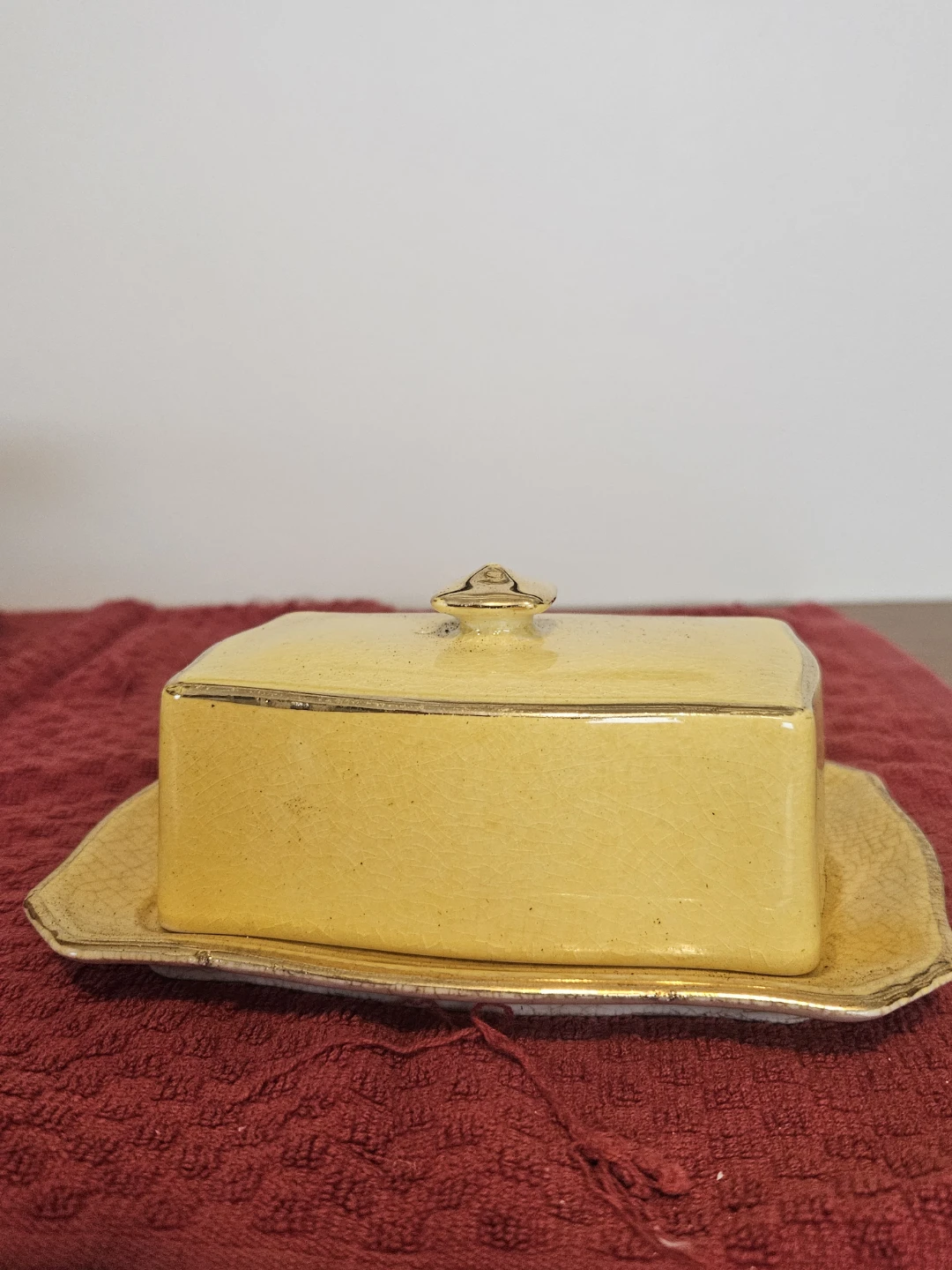 Old Cottage Chintz Teacup Butter Dish and  G.C. Cake Plate - photo 5