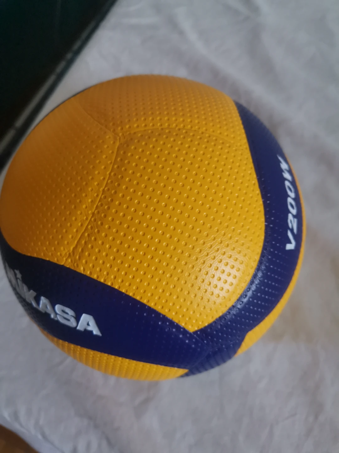 New Mikasa V200W Volleyball - Yellow & Blue