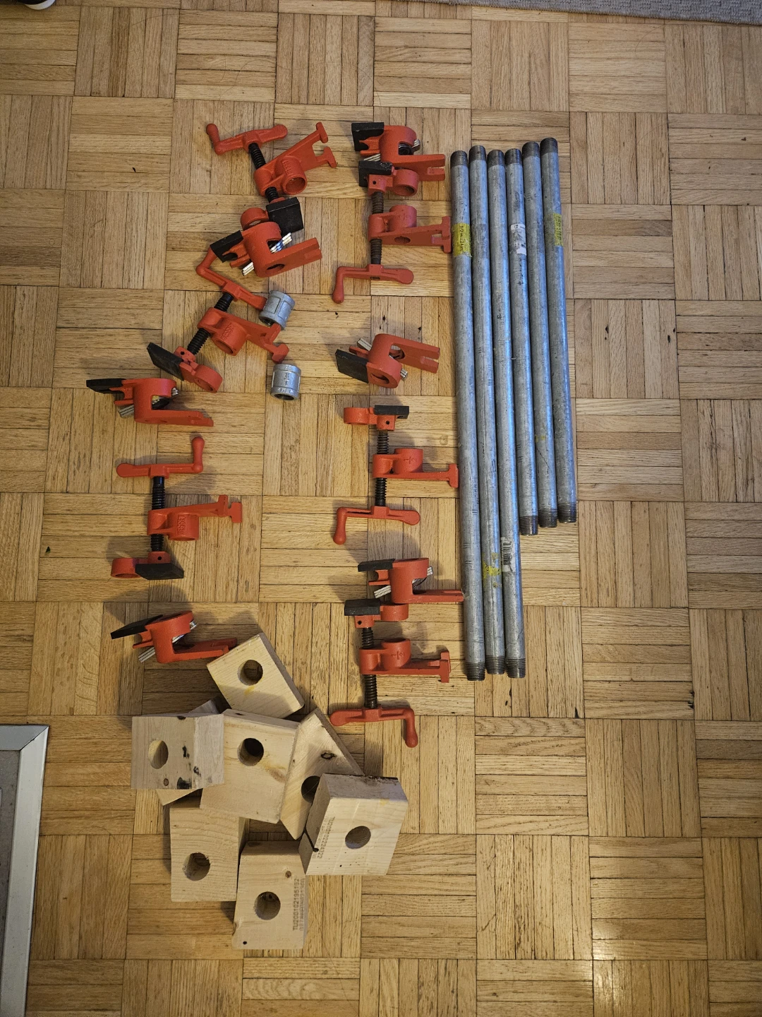 1/2" Pipe Clamp set